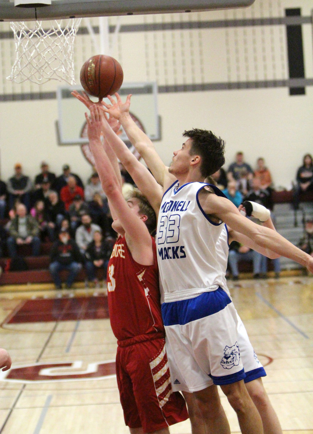 McDonell boys basketball vs South Shore at Spooner 3-10-18